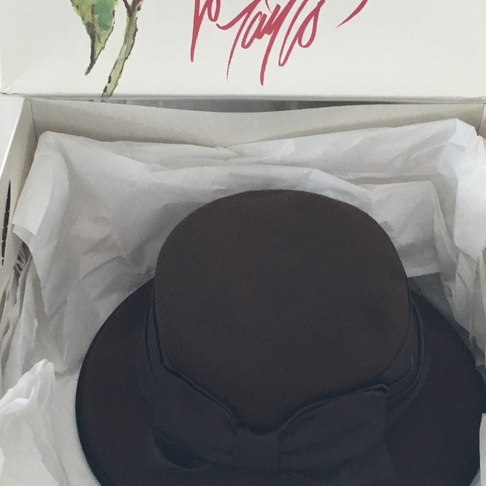 Ladies Brown Dress Hat